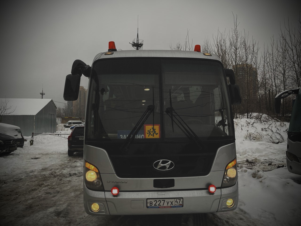 Полная покраска автобуса