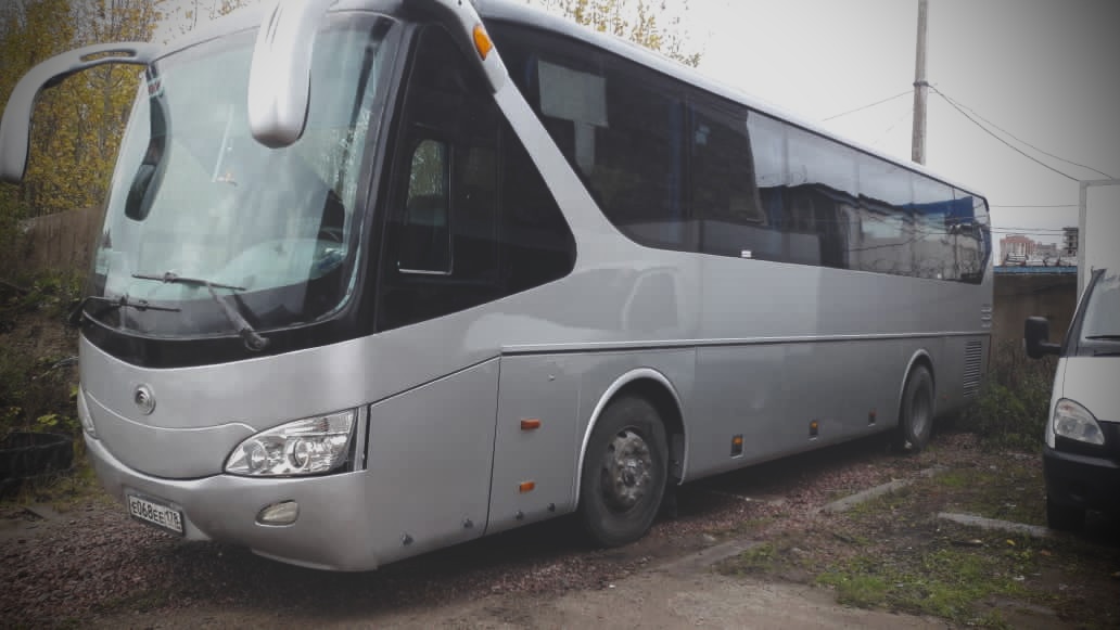 Полная покраска автобуса