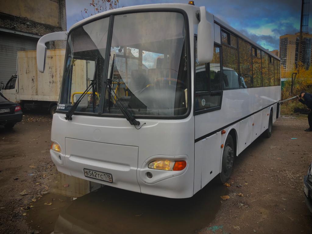 Полная покраска автобуса